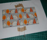 Esther Tyson's bookbinding workshop Pressing the spine