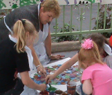 Family fun Oceans Alive kids drop-in art event. Manchester